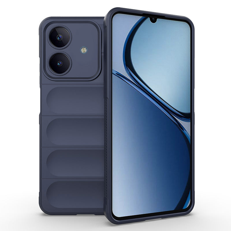 Realme Note 60 Kılıf Esnek TPU Oyuklu Arka Yüzey Tasarımlı Zore Etnik Silikon Kapak