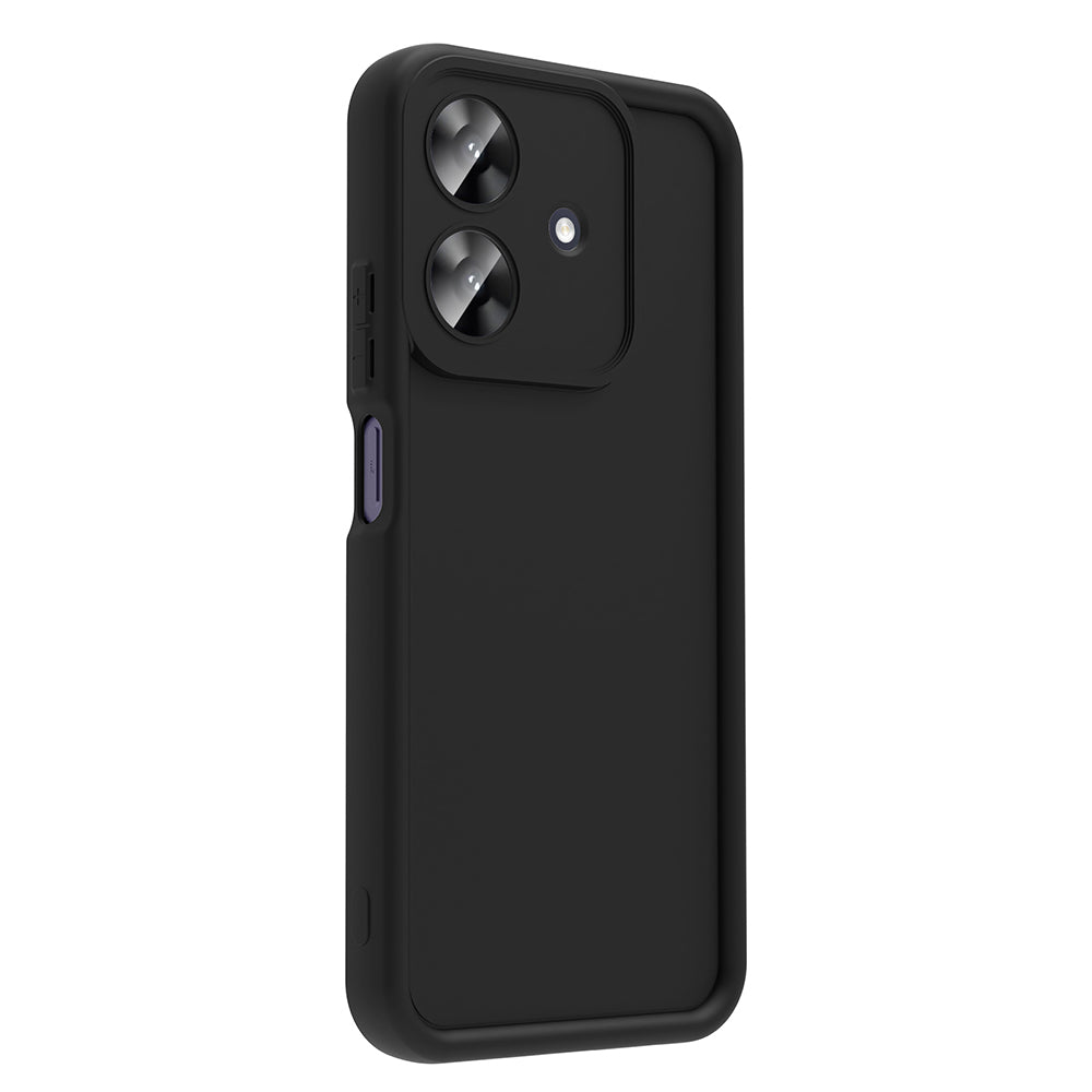 Realme Note 60 Kılıf Kamera Korumalı Zore Ananas Kapak Siyah