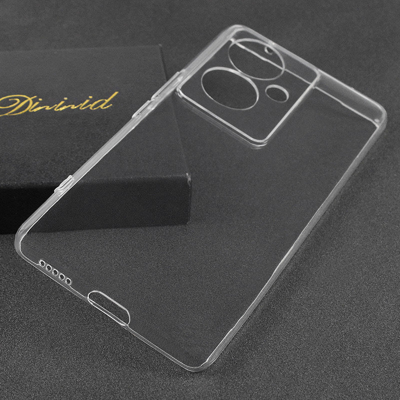 Realme Note 60 Kılıf Zore Süper Silikon Kapak Şeffaf