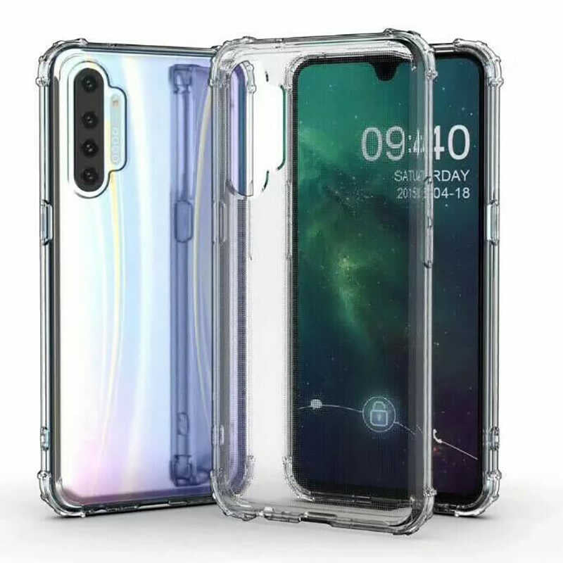 Realme XT Kılıf Zore Nitro Anti Shock Silikon Renksiz