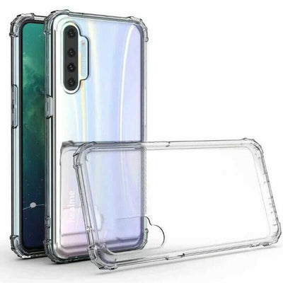 Realme XT Kılıf Zore Nitro Anti Shock Silikon Renksiz