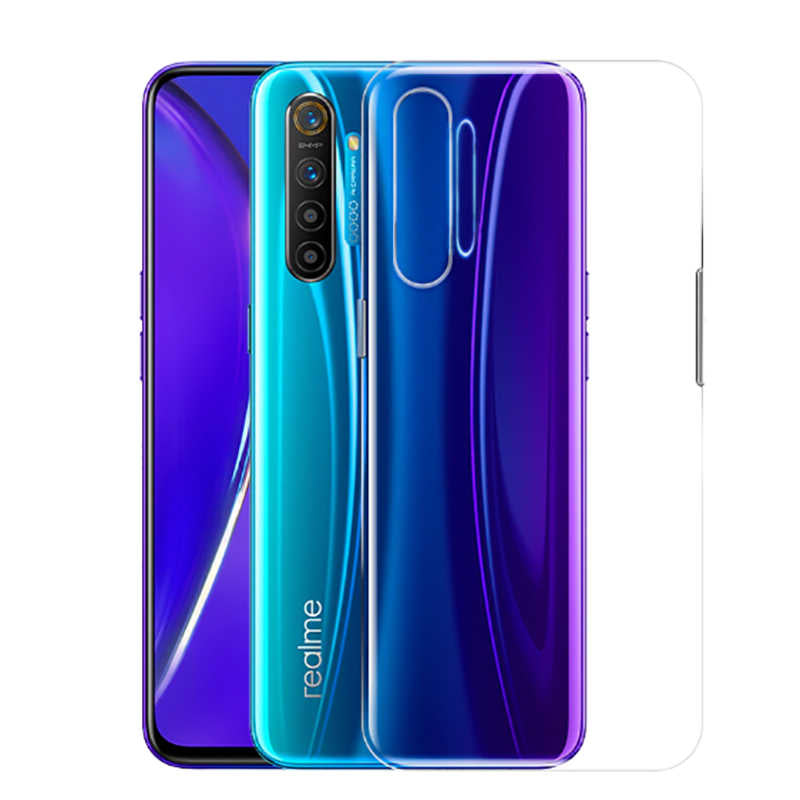 Realme XT Kılıf Zore Süper Silikon Kapak Renksiz