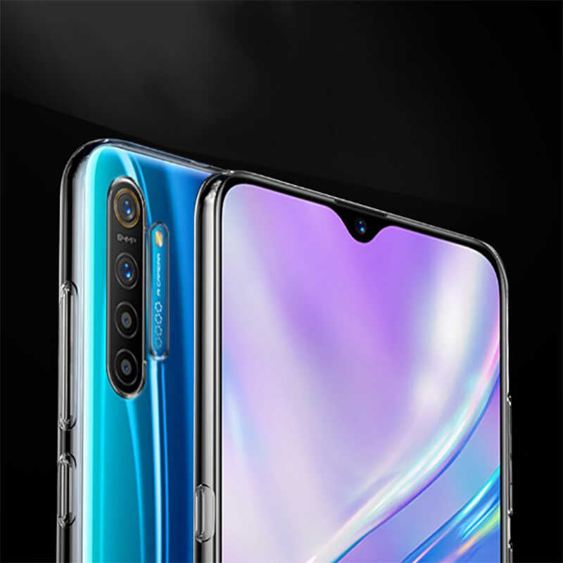 Realme XT Kılıf Zore Süper Silikon Kapak Renksiz
