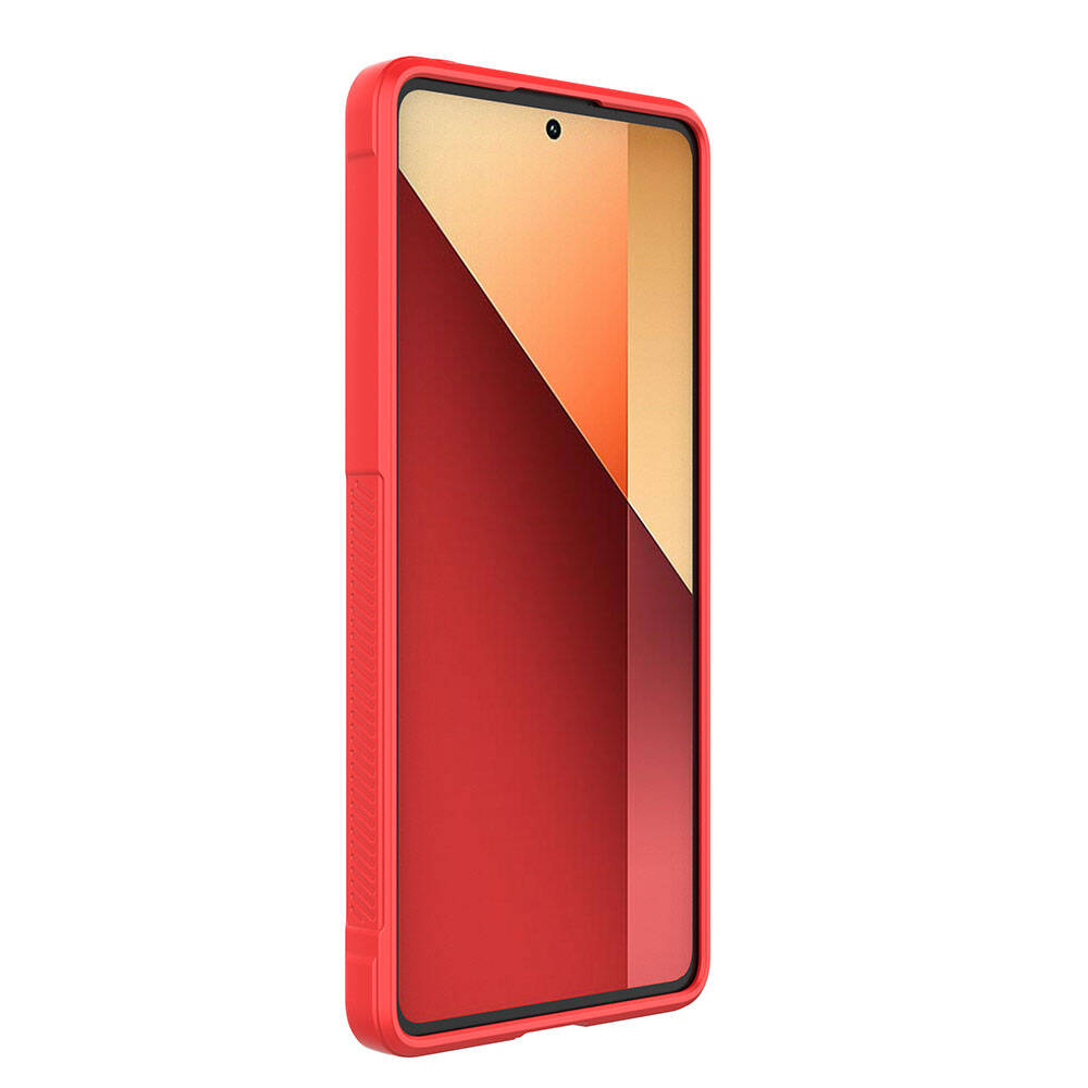 Redmi Note 13 Pro 4G Kılıf Esnek TPU Oyuklu Arka Yüzey Tasarımlı Zore Etnik Silikon Kapak Koyu Yeşil