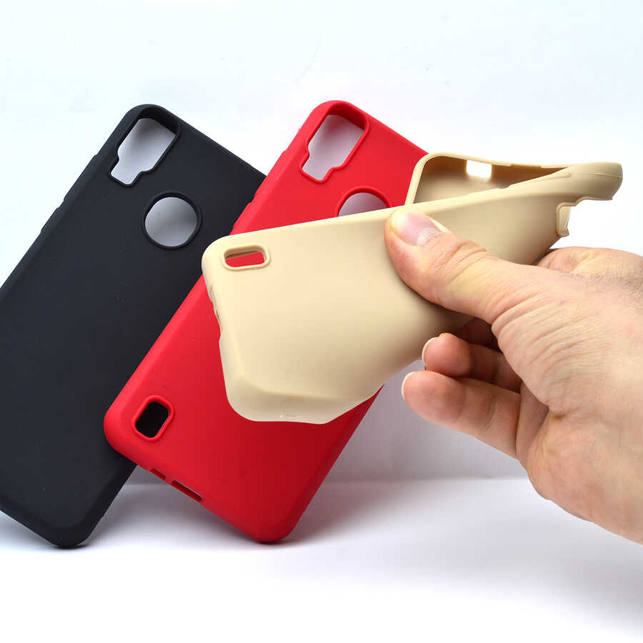 Reeder P13 Blue Kılıf Zore Biye Silikon Kırmızı