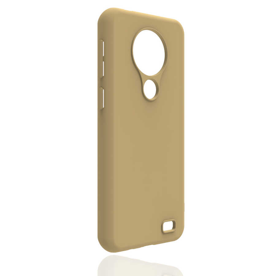 Reeder P13 Blue Max 2020 Kılıf Zore Biye Silikon Gold