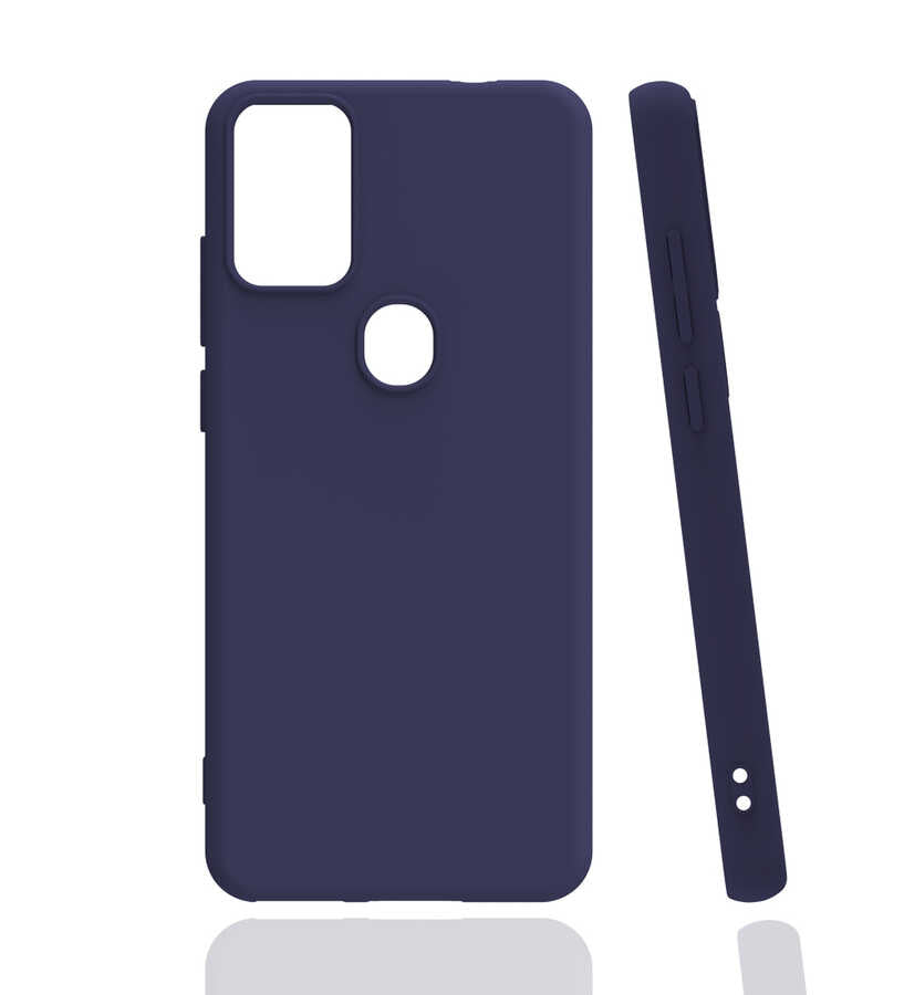 Reeder P13 Blue Max Pro Kılıf Zore Biye Silikon Lacivert