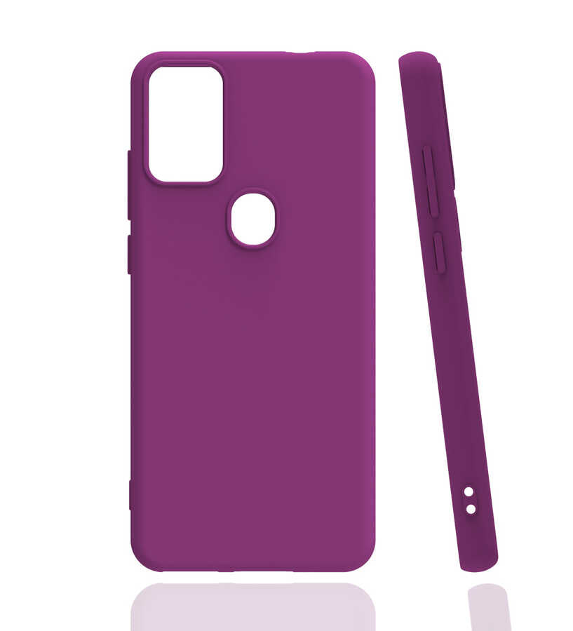 Reeder P13 Blue Max Pro Kılıf Zore Biye Silikon Mor