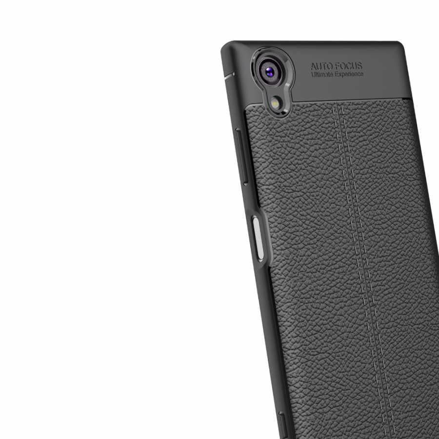 Sony Xperia XA1 Plus Kılıf Zore Niss Silikon Kapak Lacivert