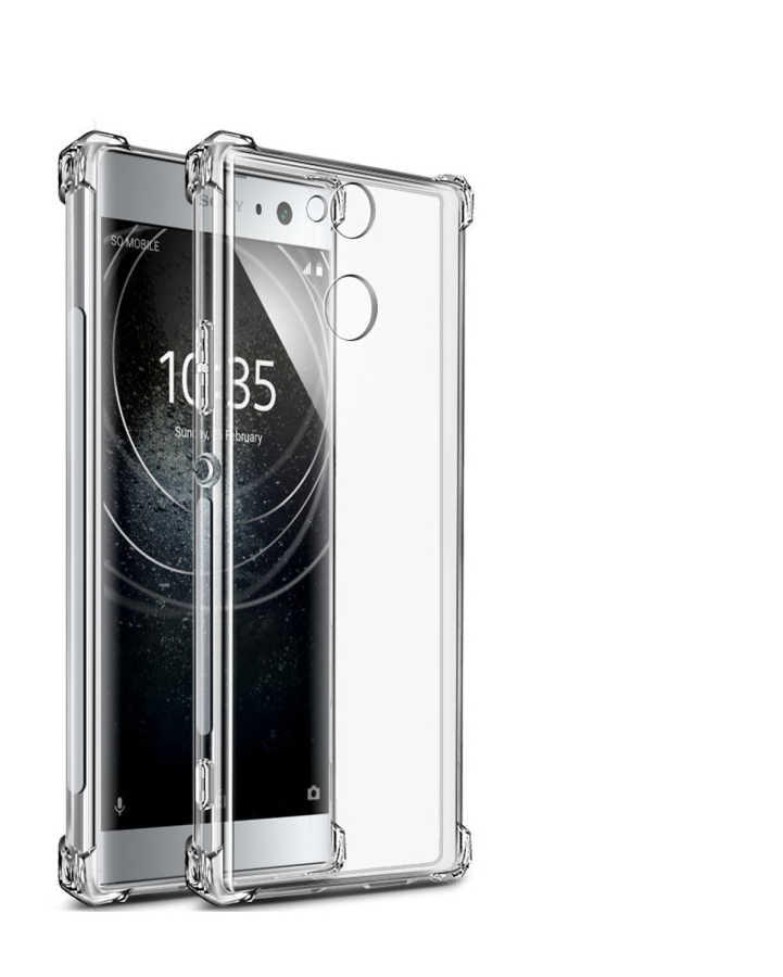 Sony Xperi XA2 Kılıf Zore Nitro Anti Shock Silikon Renksiz