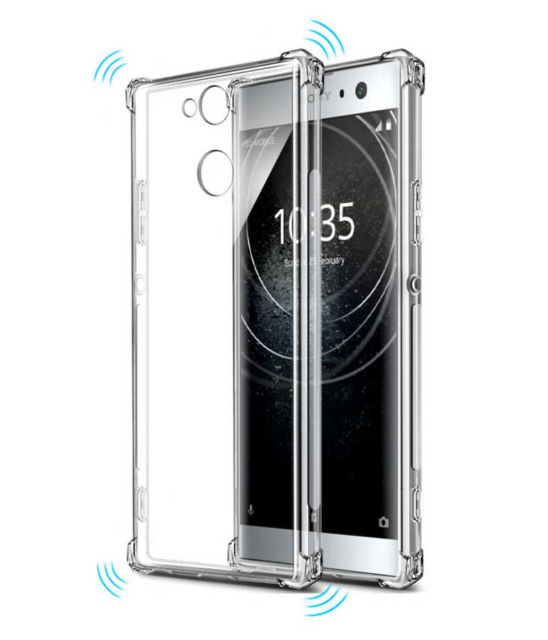 Sony Xperi XA2 Kılıf Zore Nitro Anti Shock Silikon Renksiz