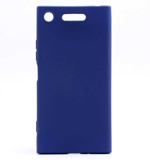 Sony Xperia XZ1 Kılıf Zore Premier Silikon Kapak Mürdüm