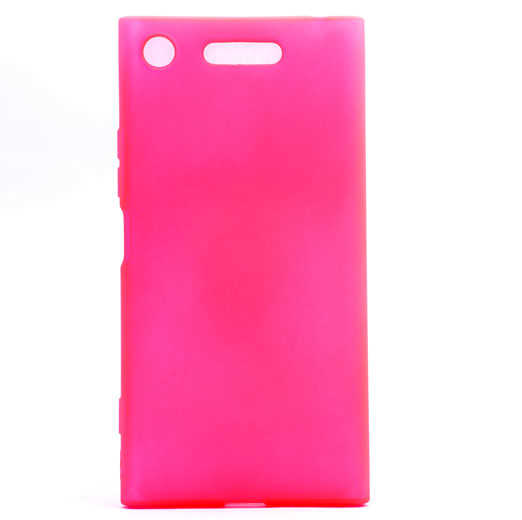 Sony Xperia XZ1 Kılıf Zore Premier Silikon Kapak Pembe