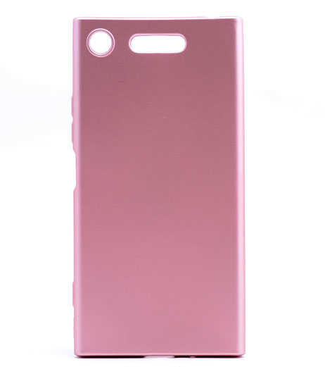 Sony Xperia XZ1 Kılıf Zore Premier Silikon Kapak Rose Gold