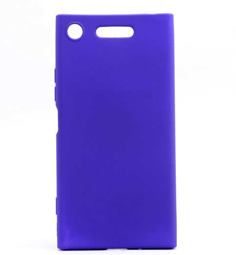 Sony Xperia XZ1 Kılıf Zore Premier Silikon Kapak Mor