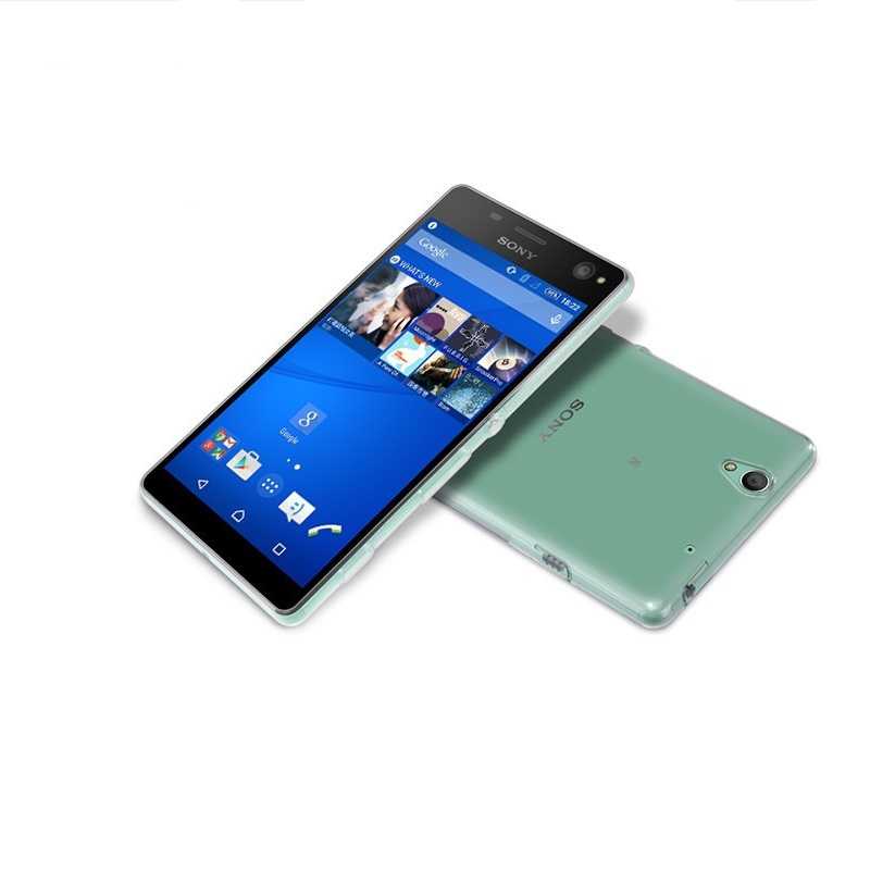 Sony Xperia C4 Kılıf Zore Süper Silikon Kapak Renksiz
