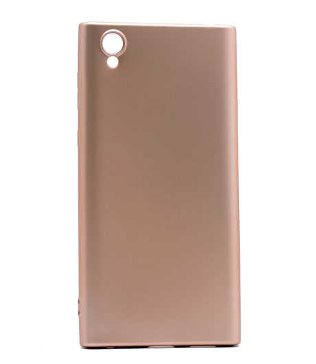 Sony Xperia L1 Kılıf Zore Premier Silikon Kapak Gold
