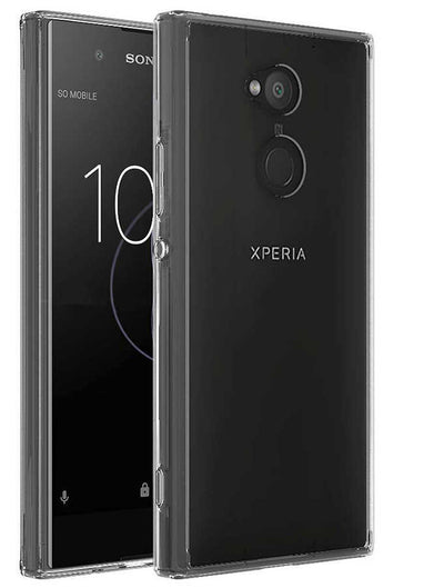 Sony Xperia L2 Kılıf Zore Süper Silikon Kapak Renksiz