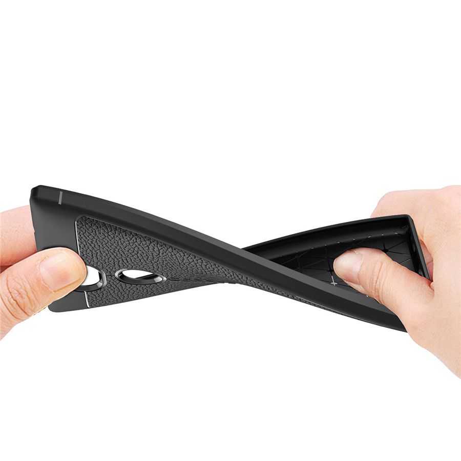 Sony Xperia L2 Kılıf Zore Niss Silikon Kapak Gri