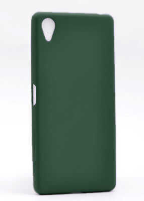 Sony Xperia X Kılıf Zore Premier Silikon Kapak Koyu Yeşil