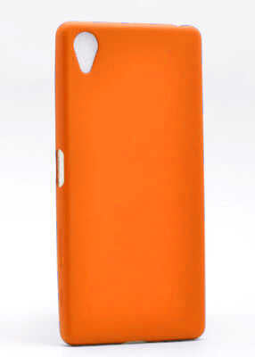 Sony Xperia X Kılıf Zore Premier Silikon Kapak Turuncu