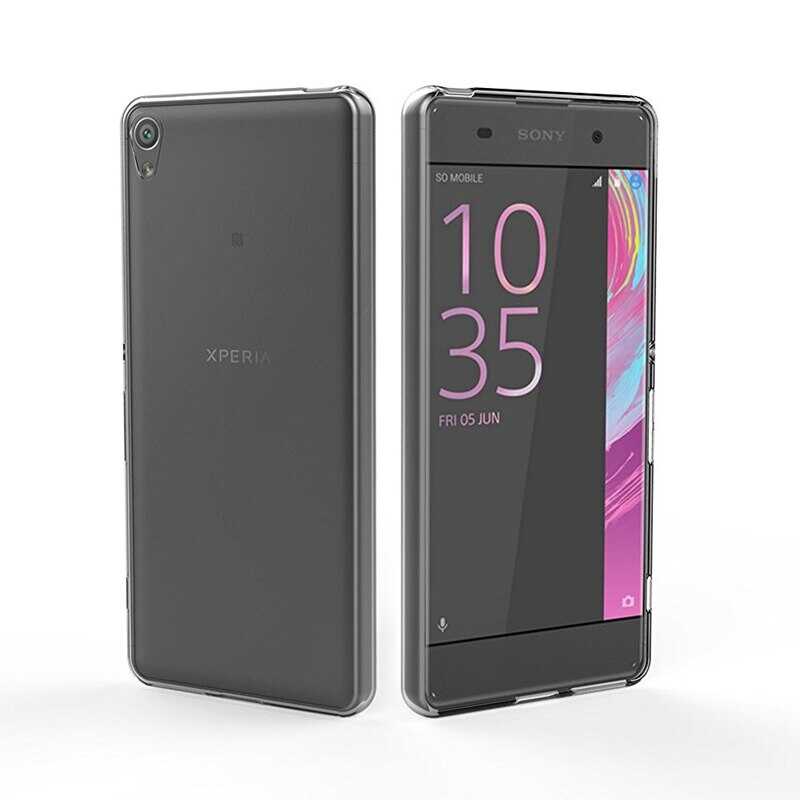 Sony Xperia X Kılıf Zore Süper Silikon Kapak Renksiz