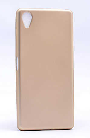 Sony Xperia XA Kılıf Zore Premier Silikon Kapak Gold