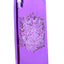 Sony Xperia XA Ultra Kılıf Zore Lazer Çiçekli Sıvılı Silikon Mor