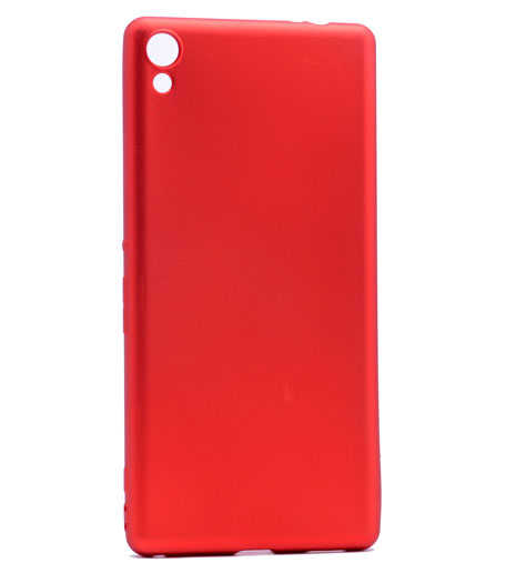 Sony Xperia XA Ultra Kılıf Zore Premier Silikon Kapak Kırmızı