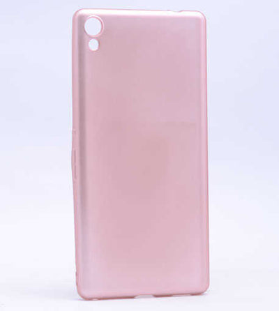 Sony Xperia XA Ultra Kılıf Zore Premier Silikon Kapak Rose Gold