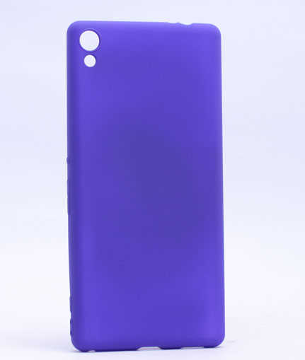 Sony Xperia XA Ultra Kılıf Zore Premier Silikon Kapak Mor