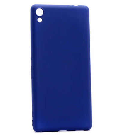 Sony Xperia XA Ultra Kılıf Zore Premier Silikon Kapak Lacivert