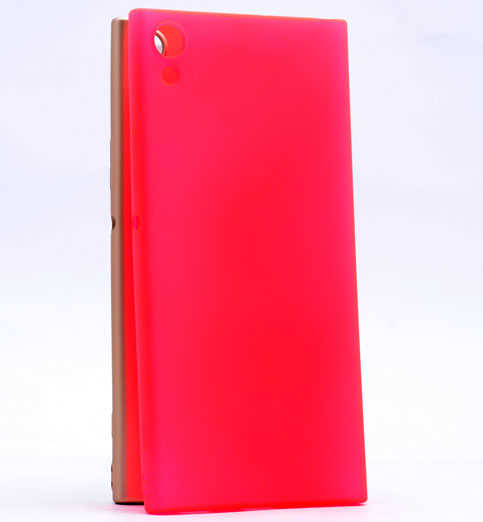 Sony Xperia XA1 Kılıf Zore Premier Silikon Kapak Pembe