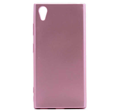 Sony Xperia XA1 Plus Kılıf Zore Premier Silikon Kapak Rose Gold