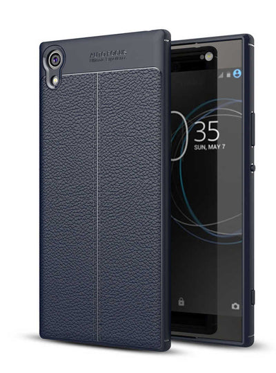 Sony Xperia XA1 Ultra Kılıf Zore Niss Silikon Kapak Kırmızı