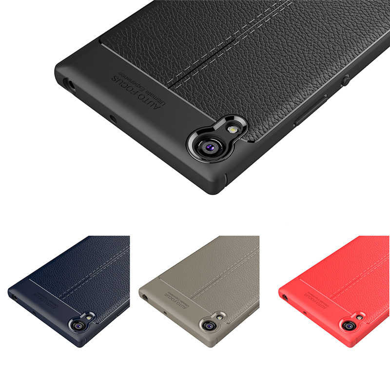 Sony Xperia XA1 Ultra Kılıf Zore Niss Silikon Kapak Gri