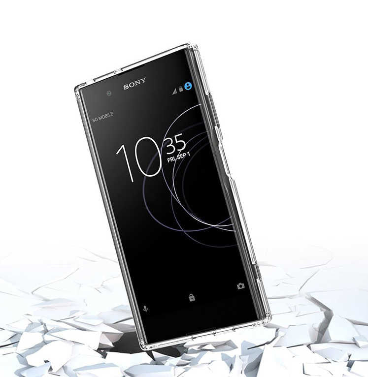 Sony Xperia XA2 Kılıf Zore Süper Silikon Kapak Renksiz