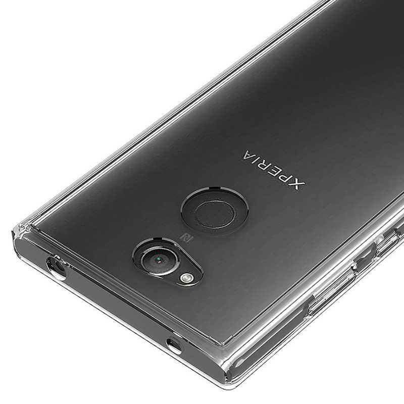 Sony Xperia XA2 Kılıf Zore Süper Silikon Kapak Renksiz