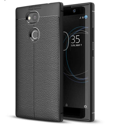Sony Xperia XA2 Kılıf Zore Niss Silikon Kapak Gri