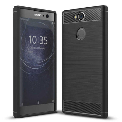 Sony Xperia XA2 Kılıf Zore Room Silikon Kapak Siyah