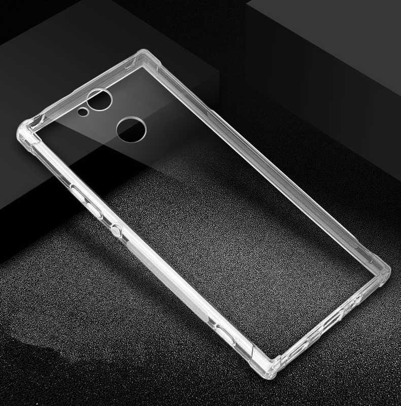 Sony Xperia XA2 Ultra Kılıf Zore Nitro Anti Shock Silikon Renksiz