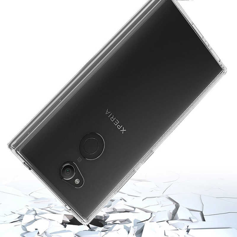 Sony Xperia XA2 Ultra Kılıf Zore Süper Silikon Kapak Renksiz