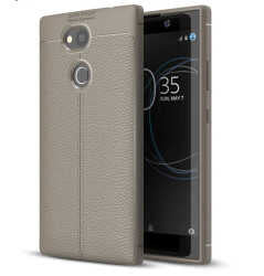 Sony Xperia XA2 Ultra Kılıf Zore Niss Silikon Kapak Lacivert