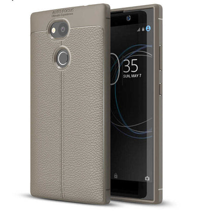 Sony Xperia XA2 Ultra Kılıf Zore Niss Silikon Kapak Lacivert