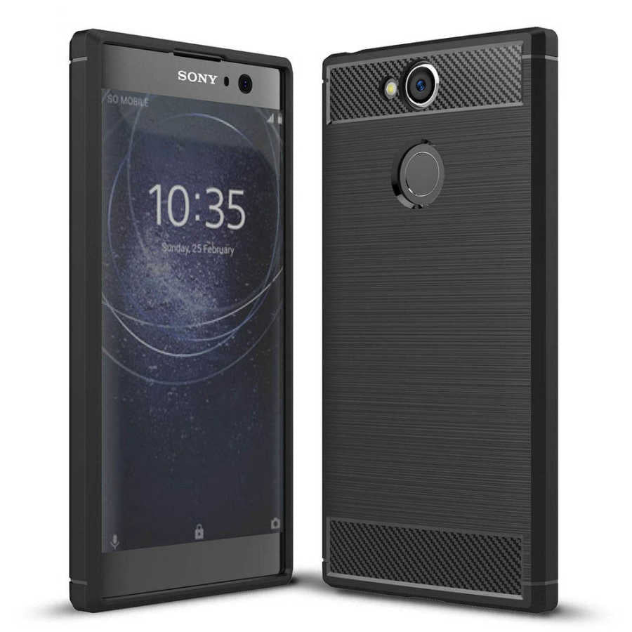 Sony Xperia XA2 Ultra Kılıf Zore Room Silikon Kapak Siyah