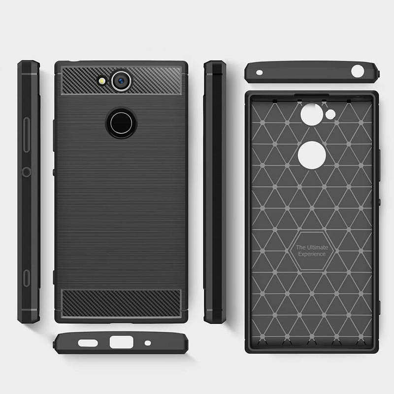 Sony Xperia XA2 Ultra Kılıf Zore Room Silikon Kapak Siyah