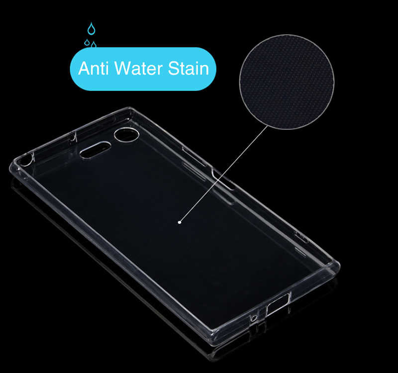 Sony Xperia XZ1 Kılıf Zore Süper Silikon Kapak Renksiz