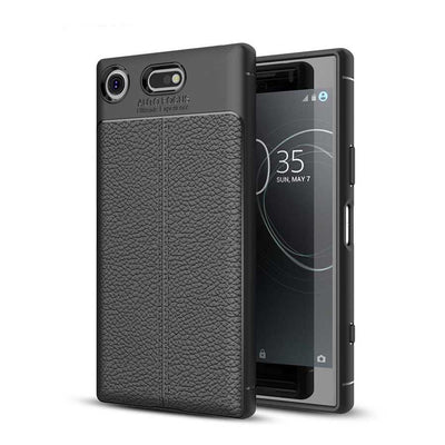 Sony Xperia XZ1 Kılıf Zore Niss Silikon Kapak Siyah