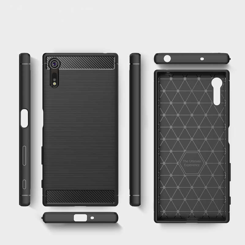 Sony Xperia XZ1 Kılıf Zore Room Silikon Kapak Gri