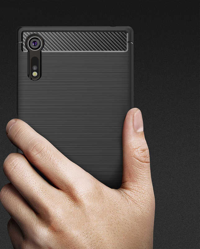 Sony Xperia XZ1 Kılıf Zore Room Silikon Kapak Lacivert